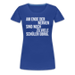 zu viele Schüler - Frauen Premium T-Shirt - Königsblau