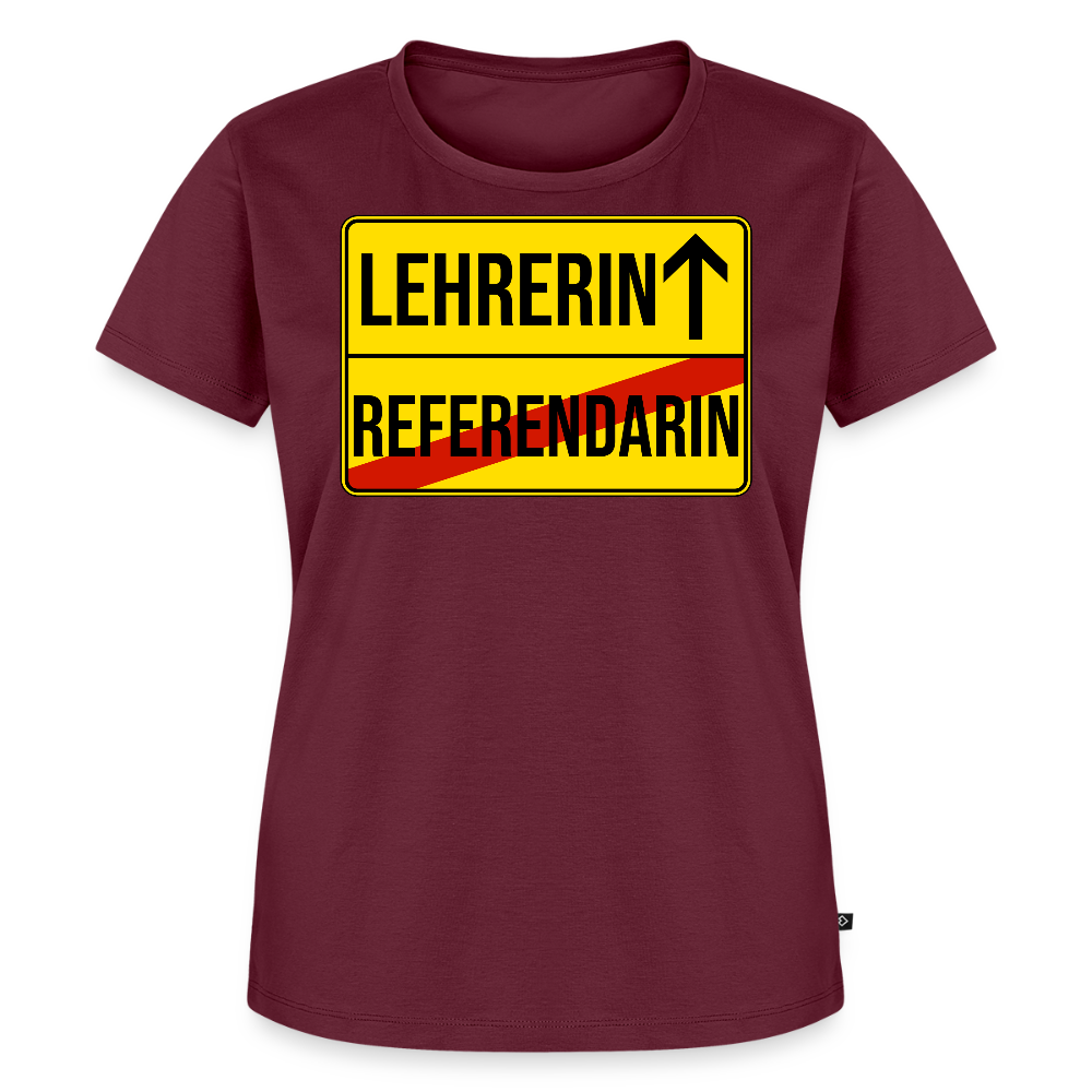 Lehrerin - Frauen Premium T-Shirt - Burgunderrot