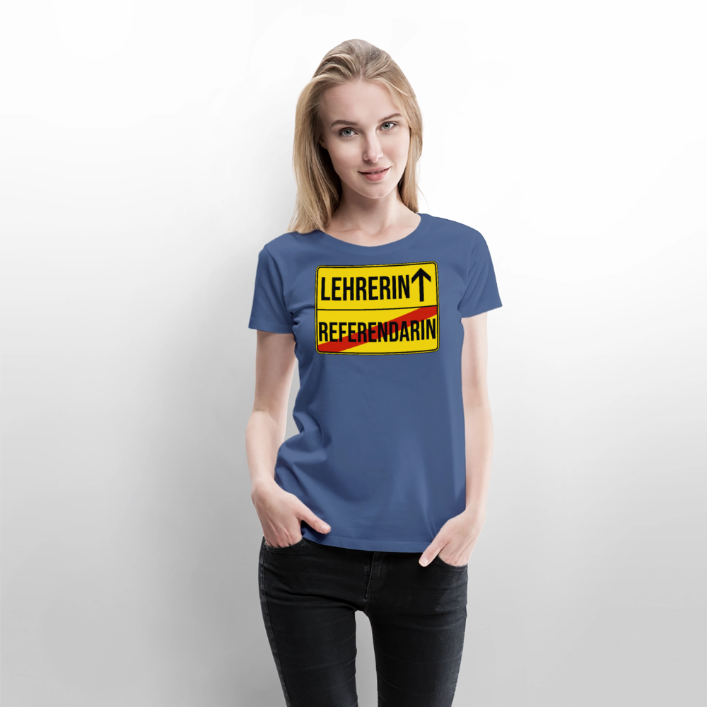 Lehrerin - Frauen Premium T-Shirt - Taubenblau
