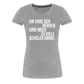 zu viele Schüler - Frauen Premium T-Shirt - Grau meliert