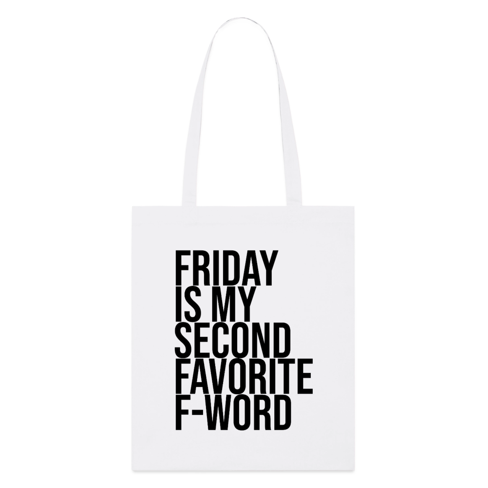 Friday - Bio-Stoffbeutel - Weiß