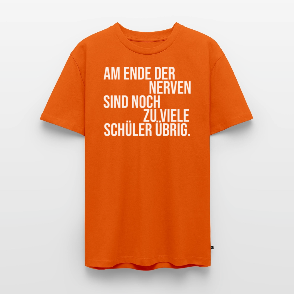 Zu viele Schüler - Männer Premium T-Shirt - Orange 
