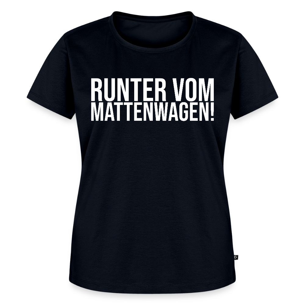 Mattenwagen - Frauen Premium T-Shirt - Navy