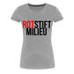 Rotstiftmilieu - Frauen Premium T-Shirt - Grau meliert