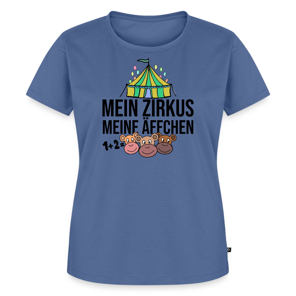 Mein Zirkus - Frauen Premium T-Shirt - Taubenblau