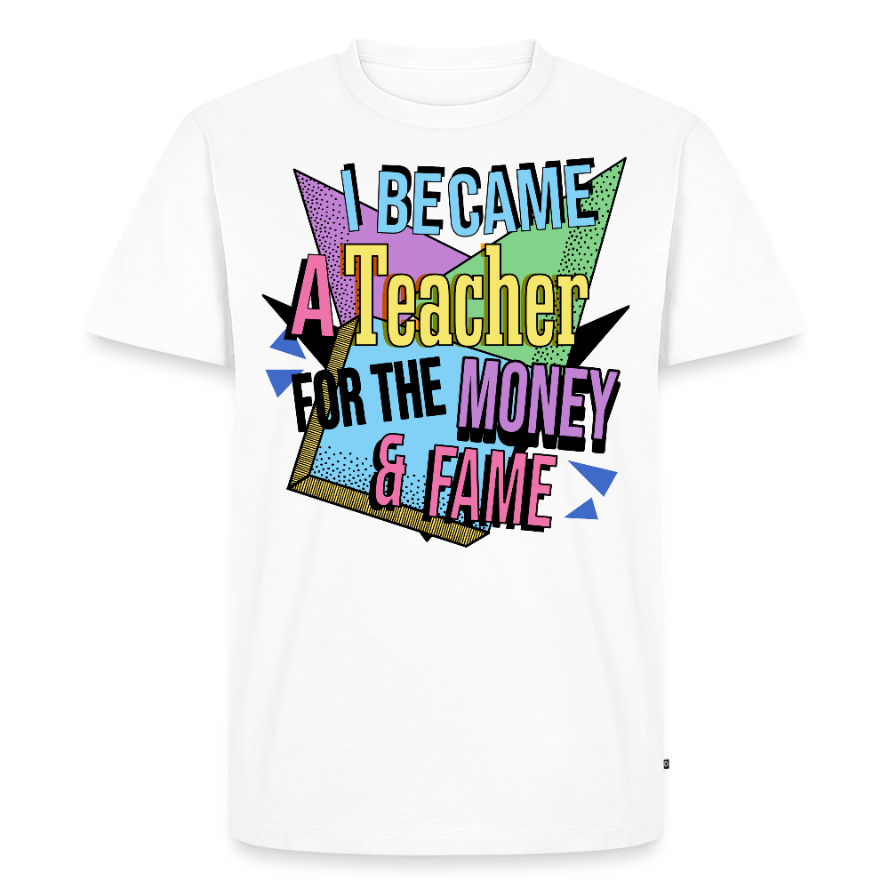 Money & Fame 90´s - Männer Premium T-Shirt - Weiß