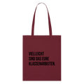 Klassenarbeiten - Bio-Stoffbeutel - Burgunderrot
