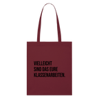 Klassenarbeiten - Bio-Stoffbeutel - Burgunderrot