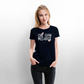 Eine Frau mit Klasse - Frauen Premium T-Shirt - Navy