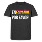 En Espanol por favor! - Männer Premium T-Shirt - Anthrazit meliert