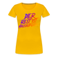 Der Rest ist Hausaufgabe - Frauen Premium T-Shirt - Sonnengelb