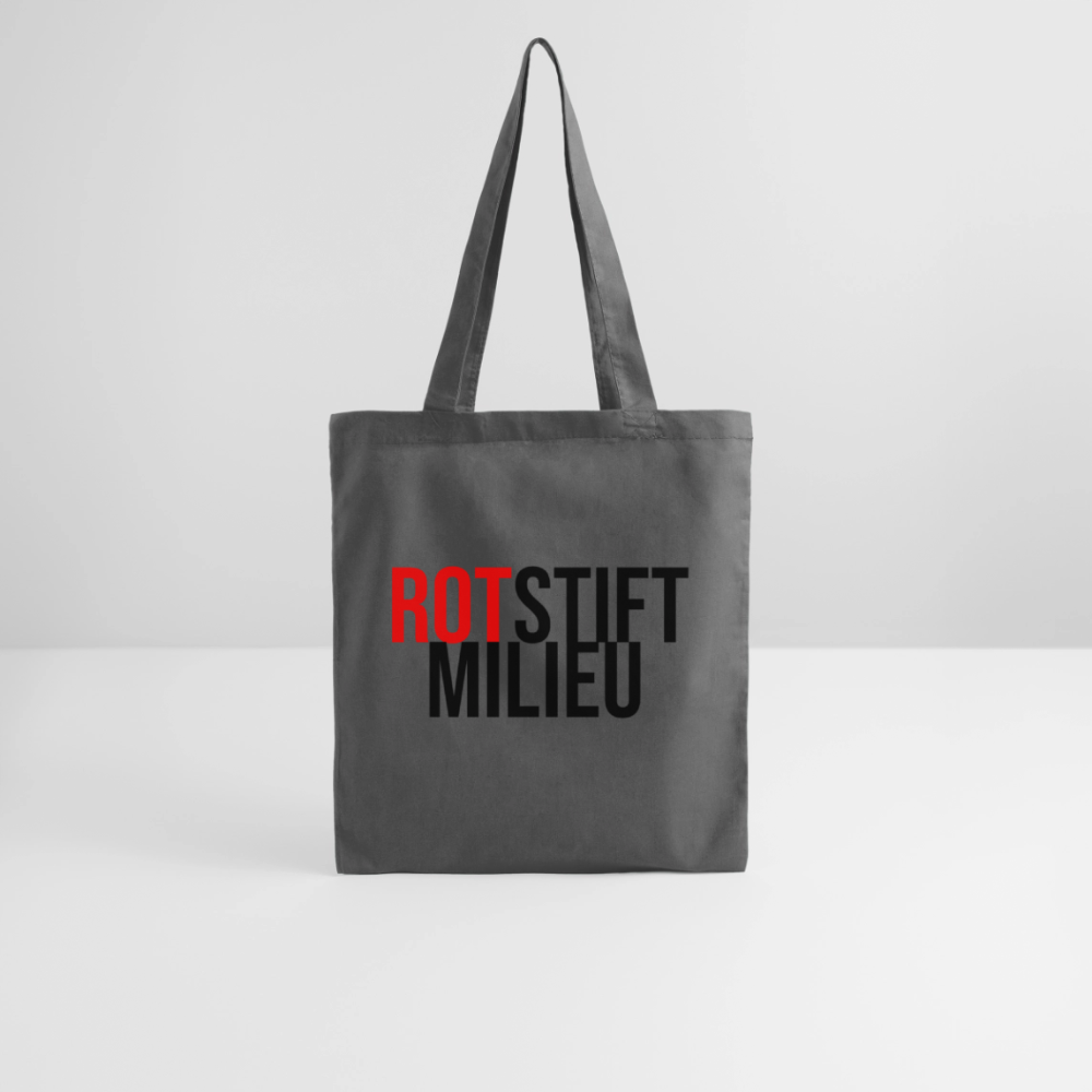 Rotstiftmilieu - Stoffbeutel - Graphite