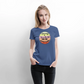Money & Fame - Frauen Premium T-Shirt - Taubenblau