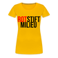 Rotstiftmilieu - Frauen Premium T-Shirt - Sonnengelb
