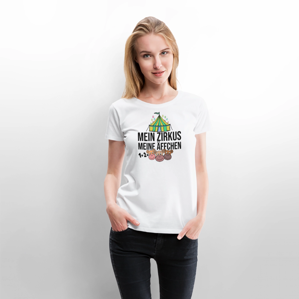 Mein Zirkus - Frauen Premium T-Shirt - Weiß