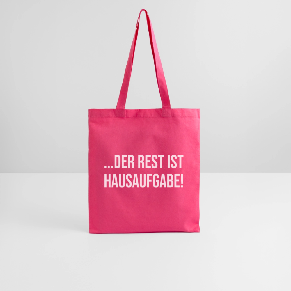 Der Rest ist Hausaufgabe - Stoffbeutel - Azalea