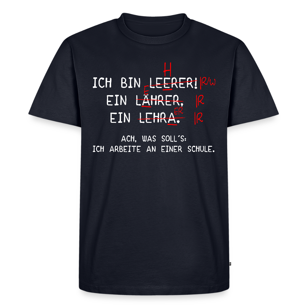 Ich bin Leerer - Männer Premium T-Shirt - Navy
