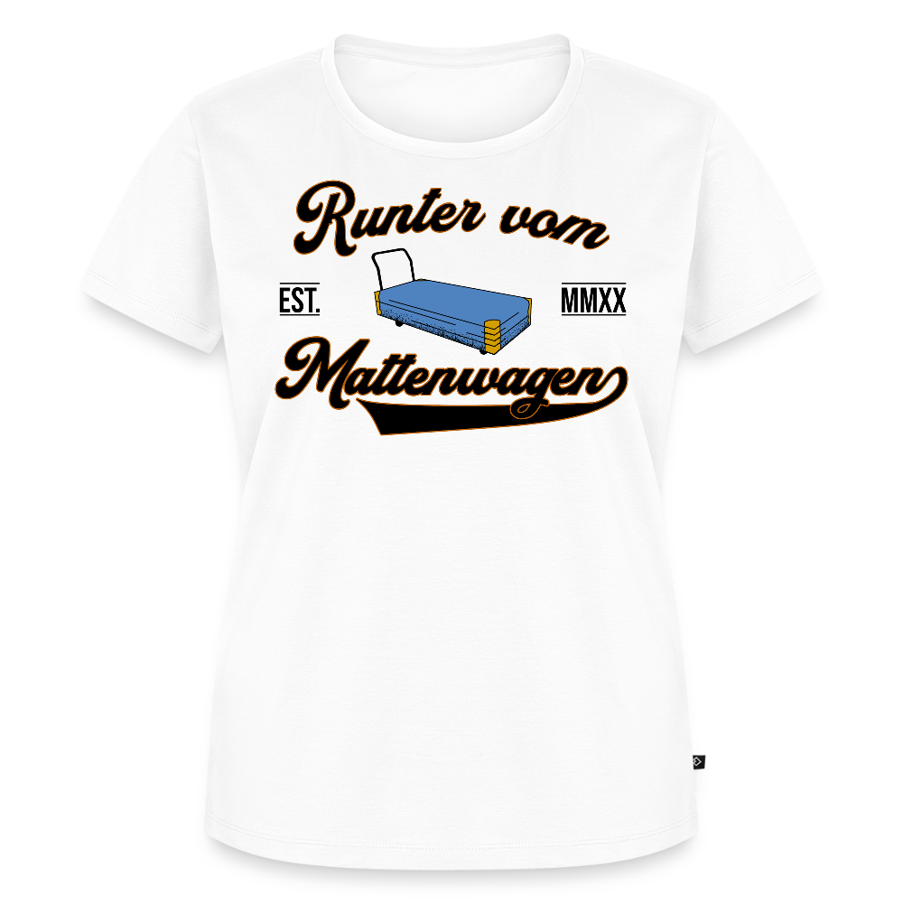 Mattenwagen - Frauen Premium T-Shirt - Weiß