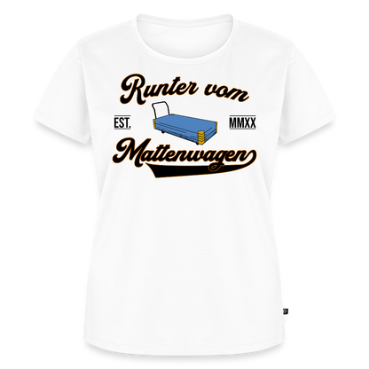 Mattenwagen - Frauen Premium T-Shirt - Weiß