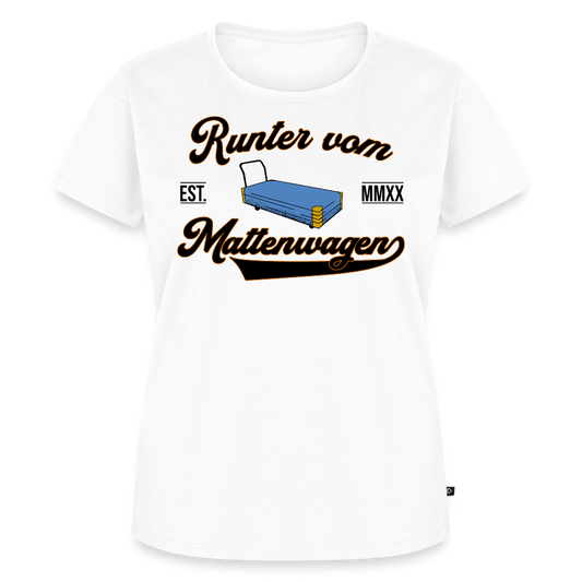 Mattenwagen - Frauen Premium T-Shirt - Weiß