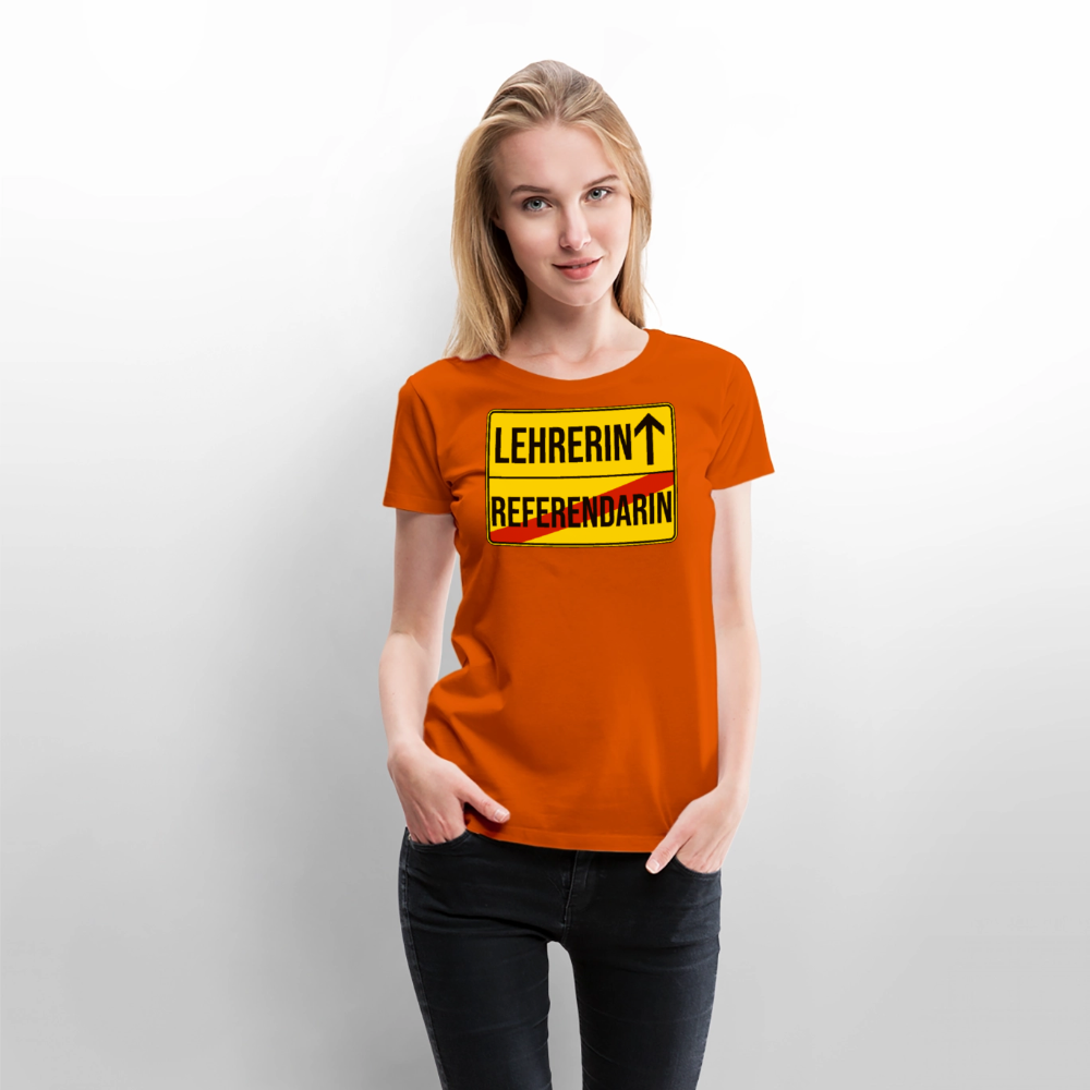 Lehrerin - Frauen Premium T-Shirt - Orange 