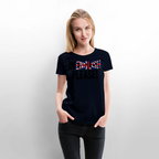 In english please - Frauen Premium T-Shirt - Navy