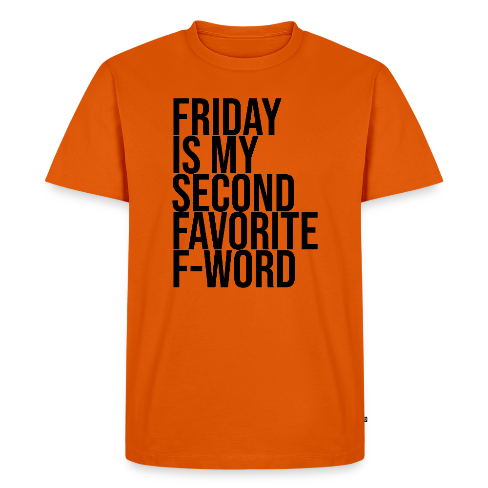 F-Word - Männer Premium T-Shirt - Orange 
