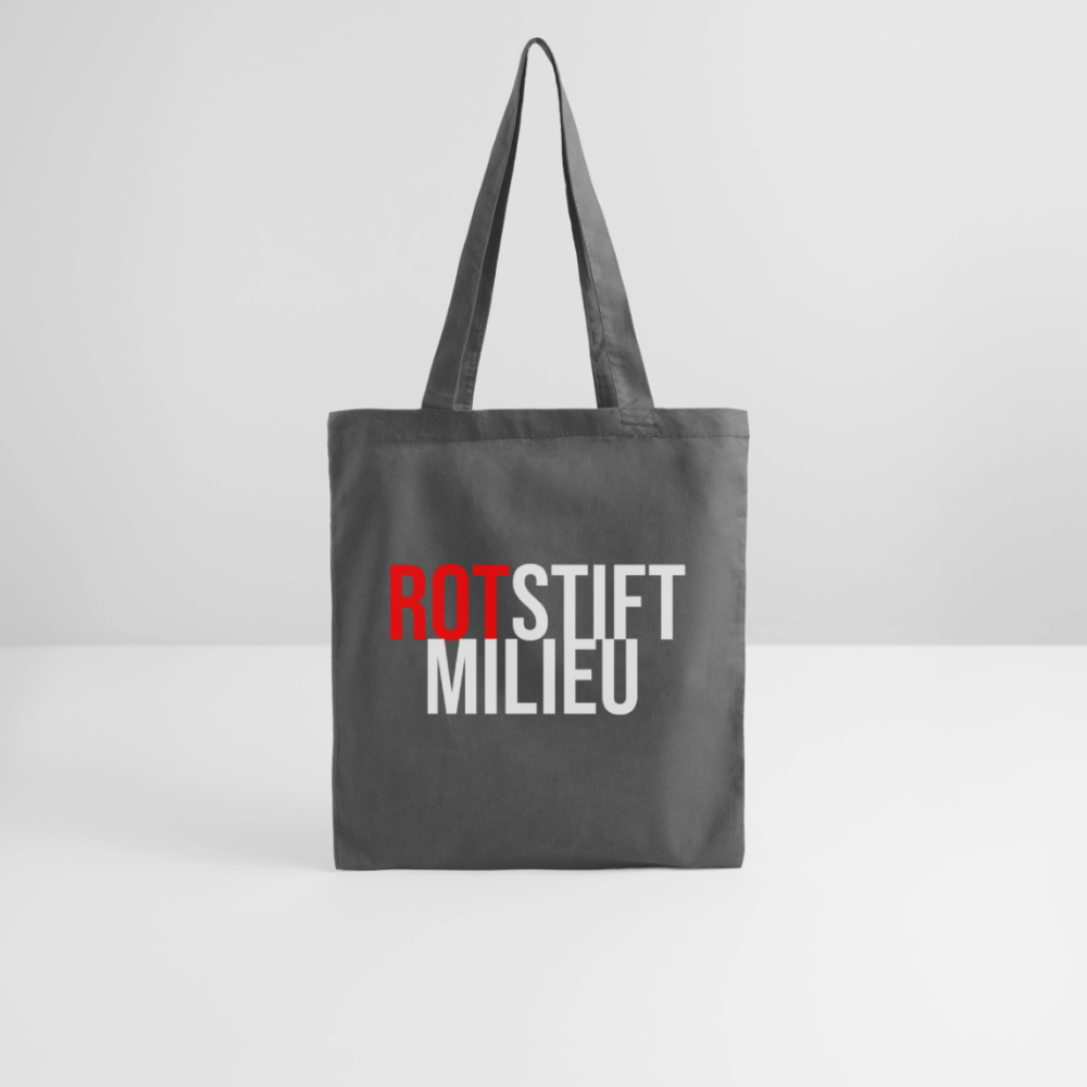 Rotstiftmilieu - Stoffbeutel - Graphite