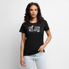 Eine Frau mit Klasse - Frauen Premium T-Shirt - Schwarz