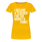Money & Fame - Frauen Premium T-Shirt - Sonnengelb