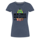 Mein Zirkus - Frauen Premium T-Shirt - Blau meliert