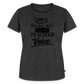 Teacher voice - Frauen Premium T-Shirt - Anthrazit meliert
