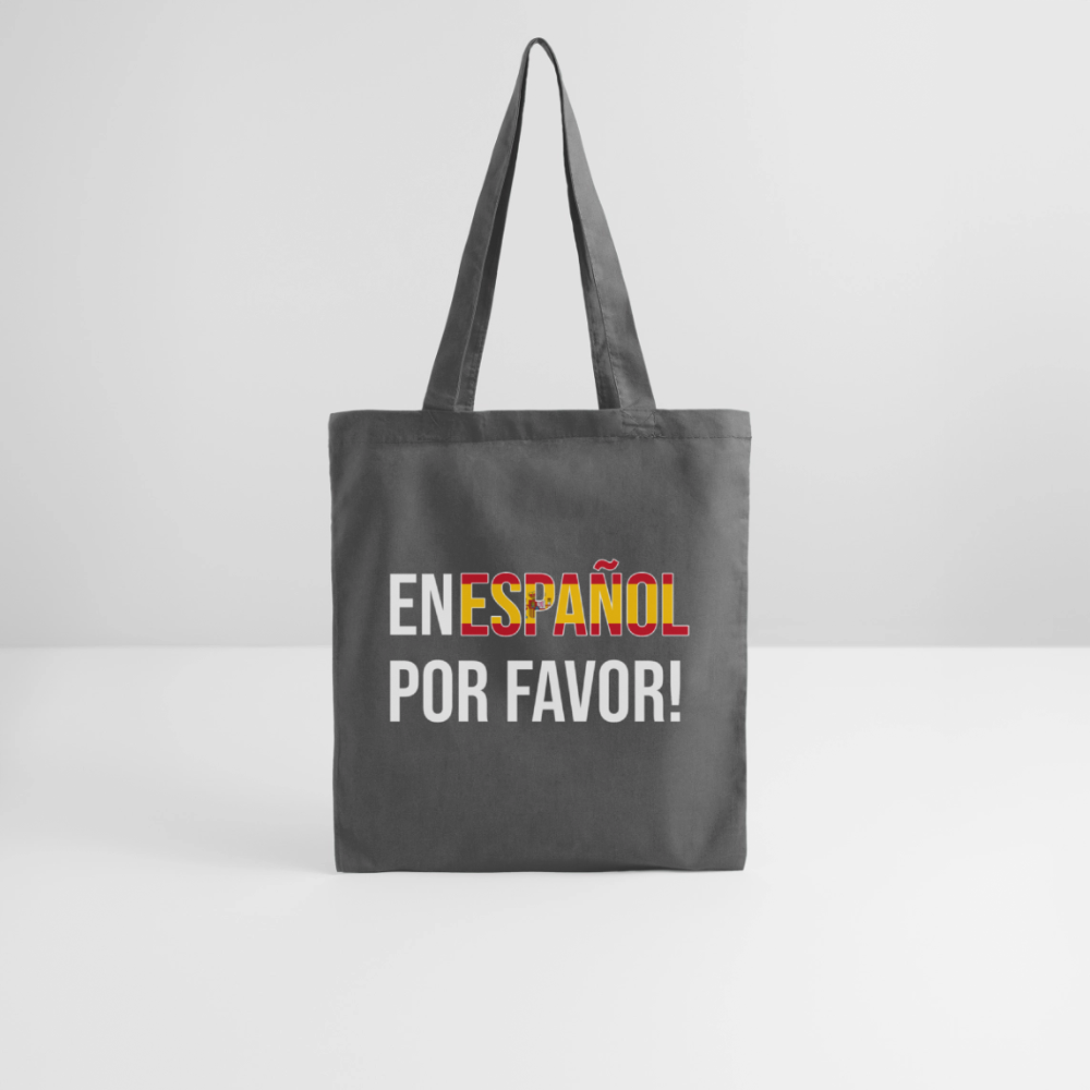 En español porvavor - Stoffbeutel - Graphite