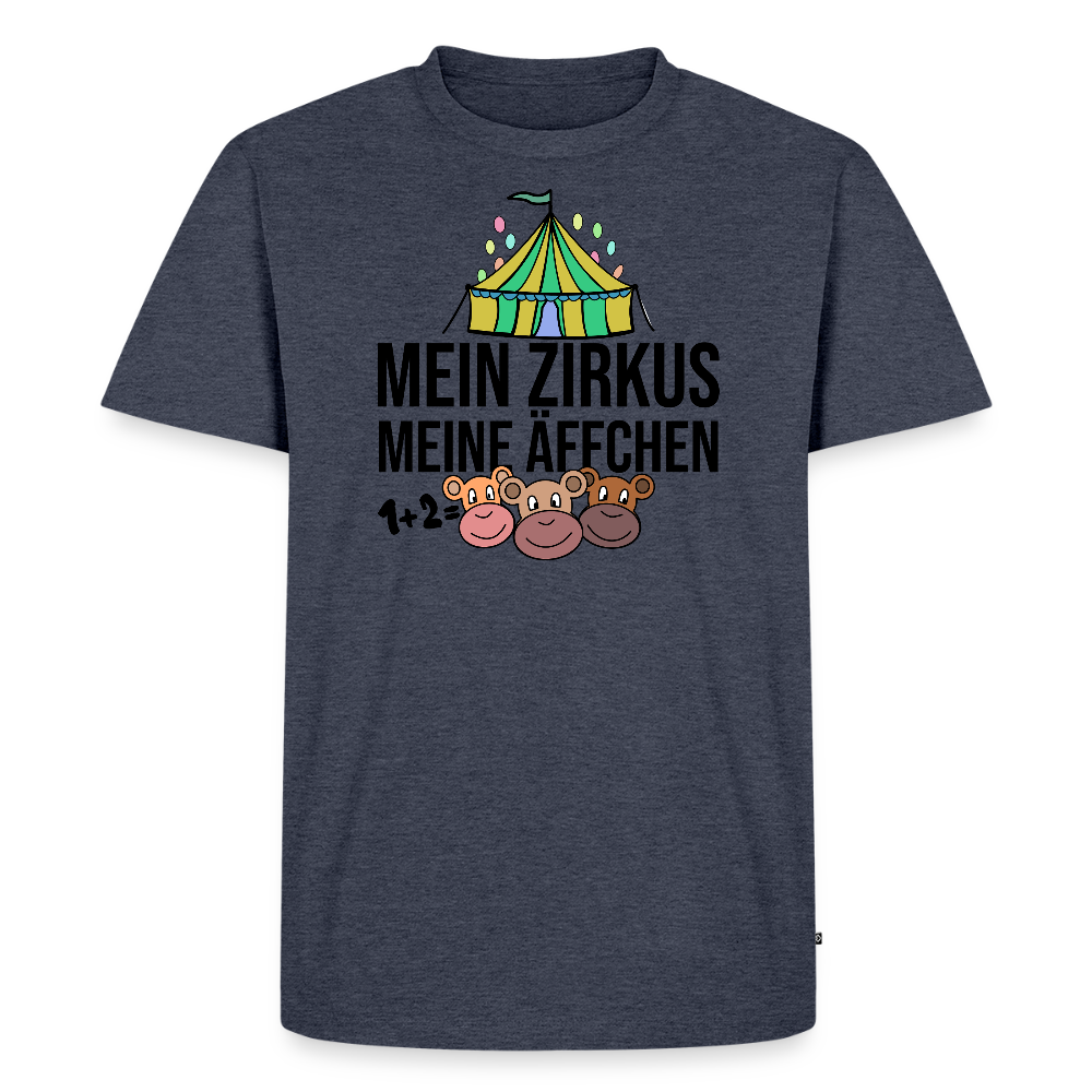 Mein Zirkus - Männer Premium T-Shirt - Jeansblau 