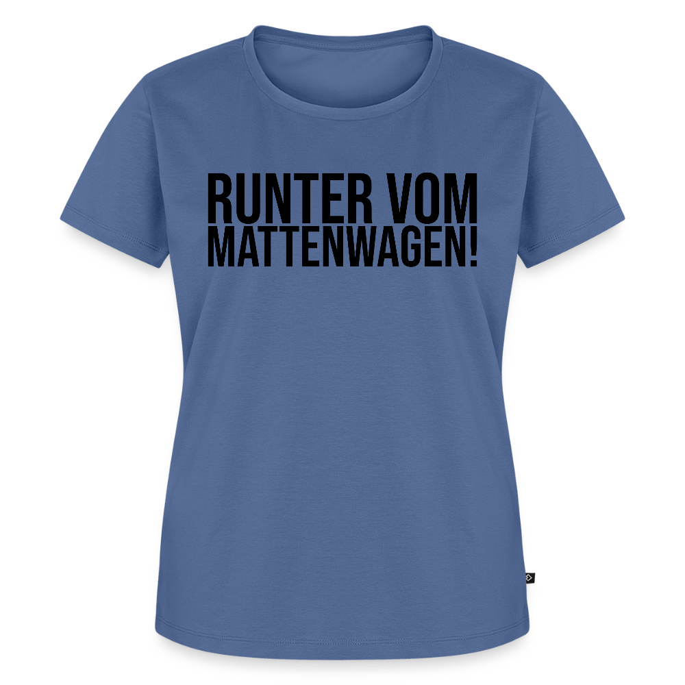 Mattenwagen - Frauen Premium T-Shirt - Taubenblau