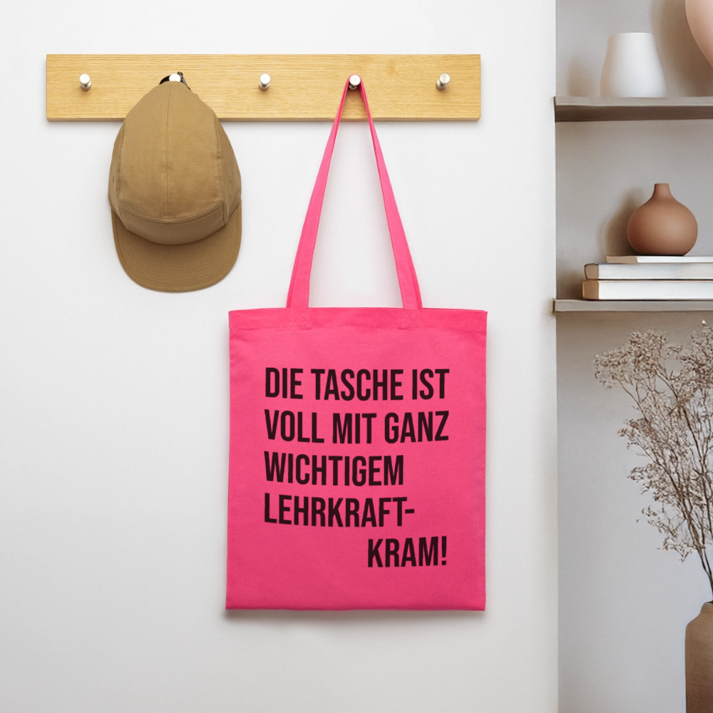 Lehrkraftkram - Stoffbeutel - Azalea