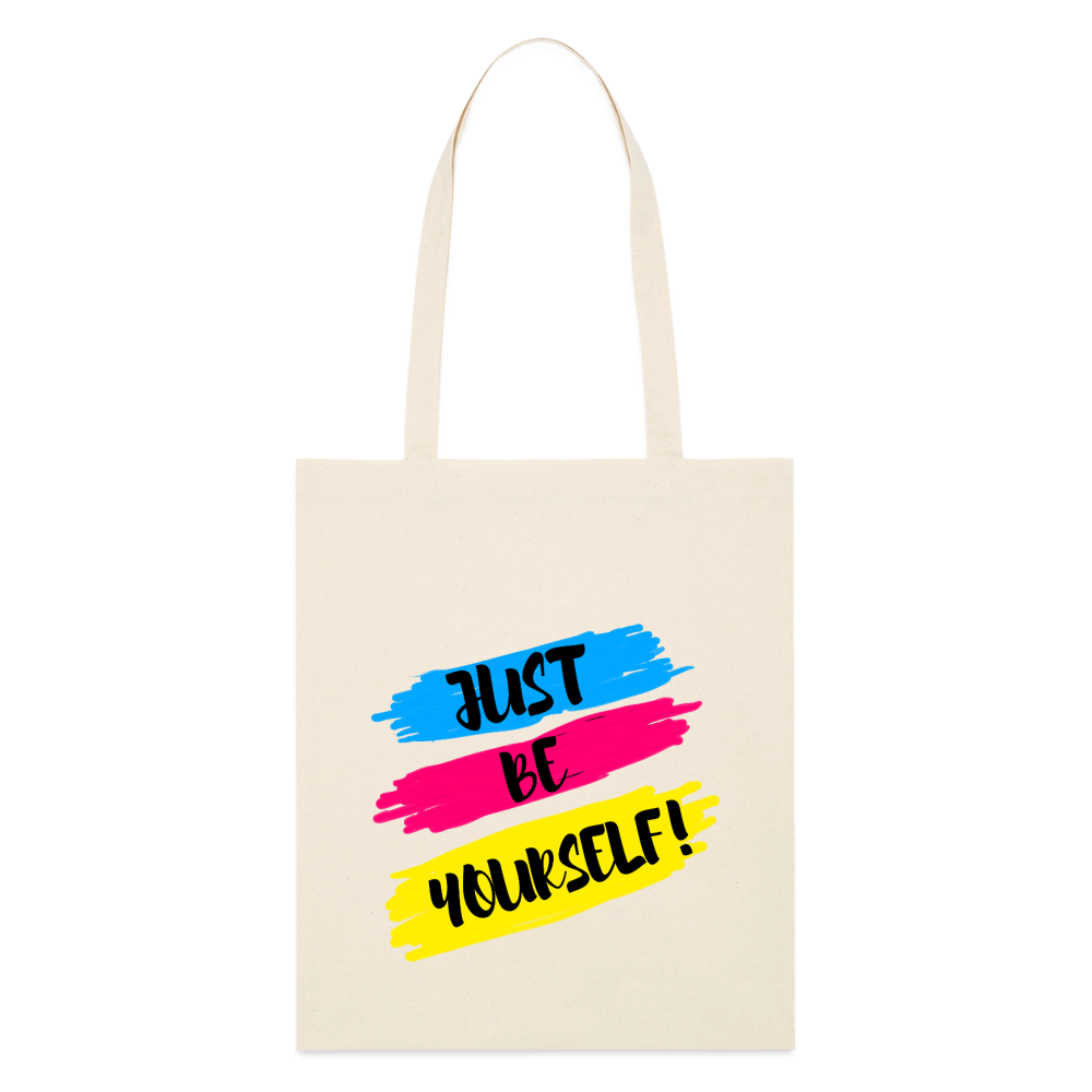 Just be yourself - Bio-Stoffbeutel - Natur