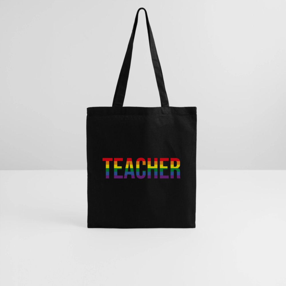 Teacher - Stoffbeutel - Schwarz