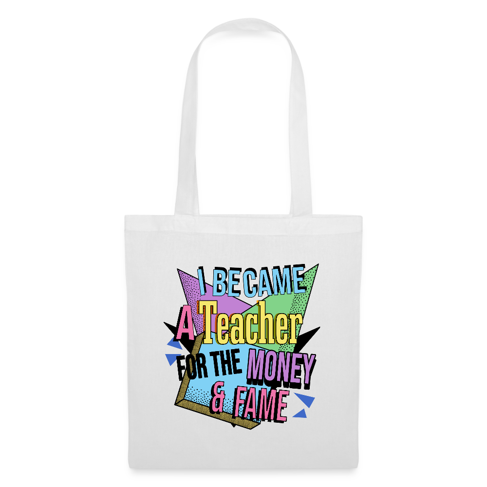 90´s Money & Fame - Stoffbeutel - Weiß