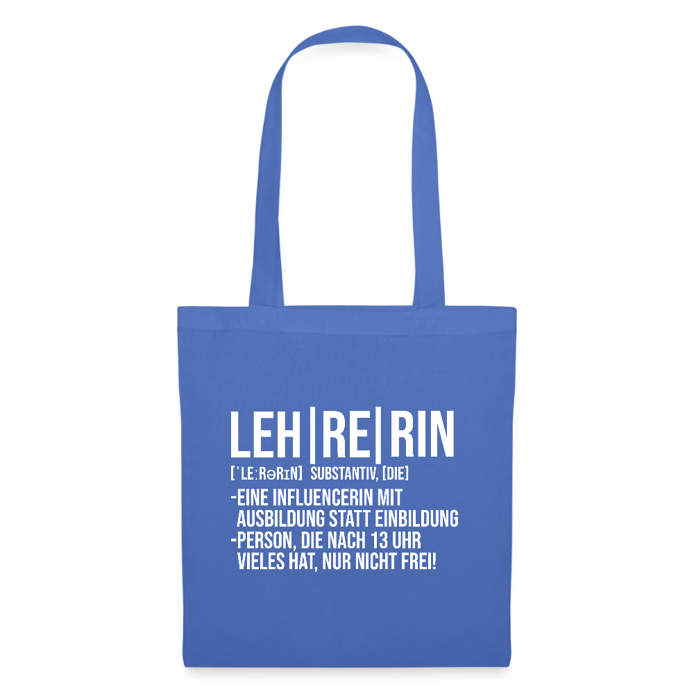 Leh-re-rin - Stoffbeutel - Hellblau