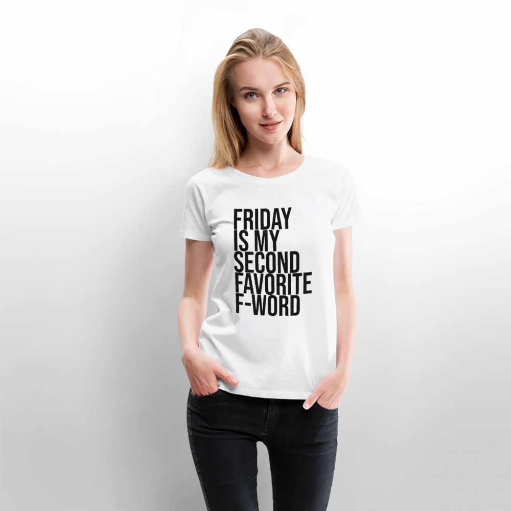 F-Word - Frauen Premium T-Shirt - Weiß