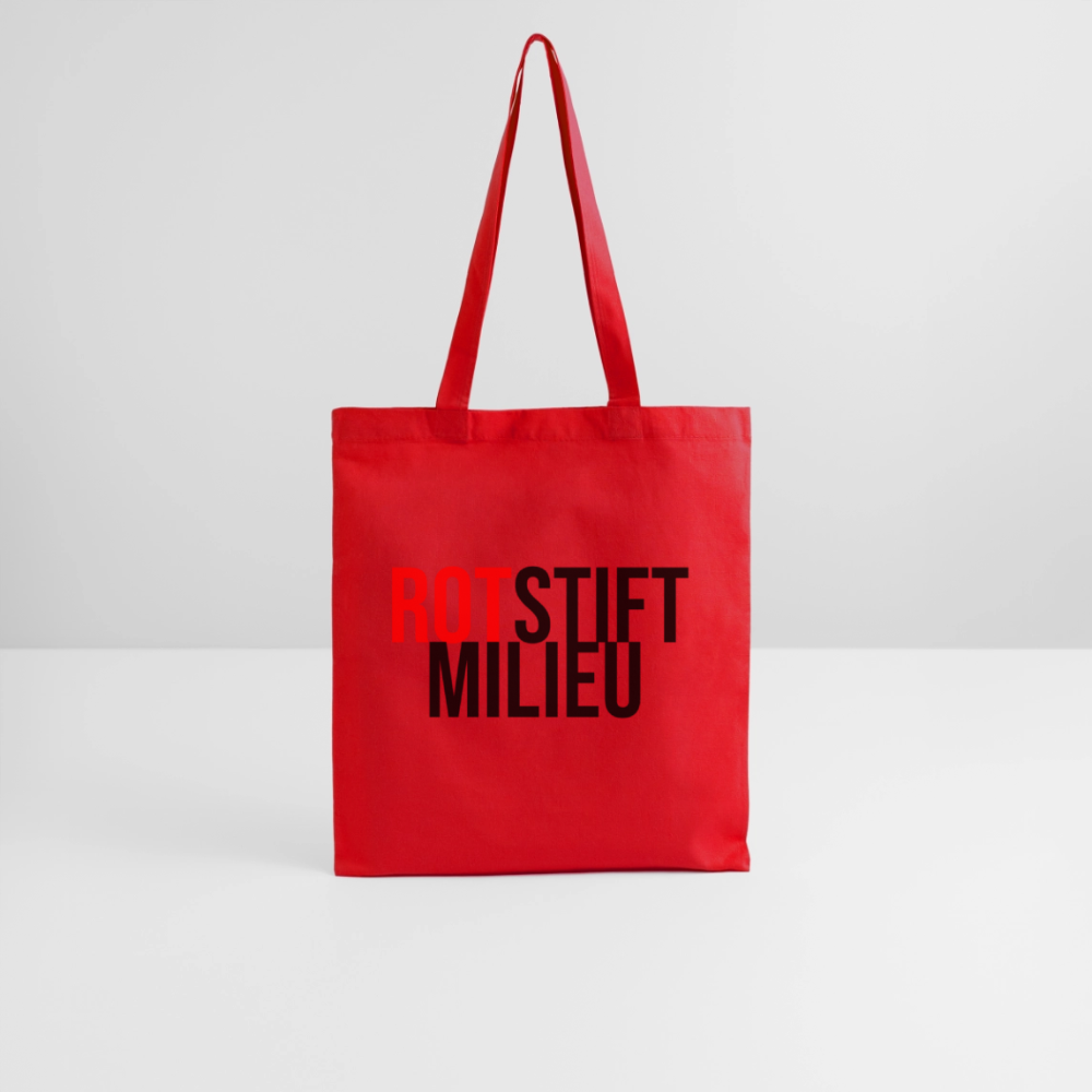 Rotstiftmilieu - Stoffbeutel - Rot