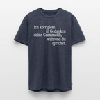 Grammatik - Männer Premium T-Shirt - Jeansblau 