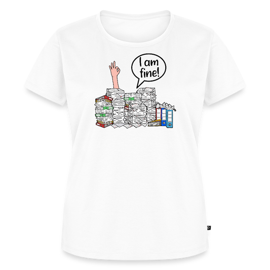 I am fine! - Frauen Premium T-Shirt - Weiß