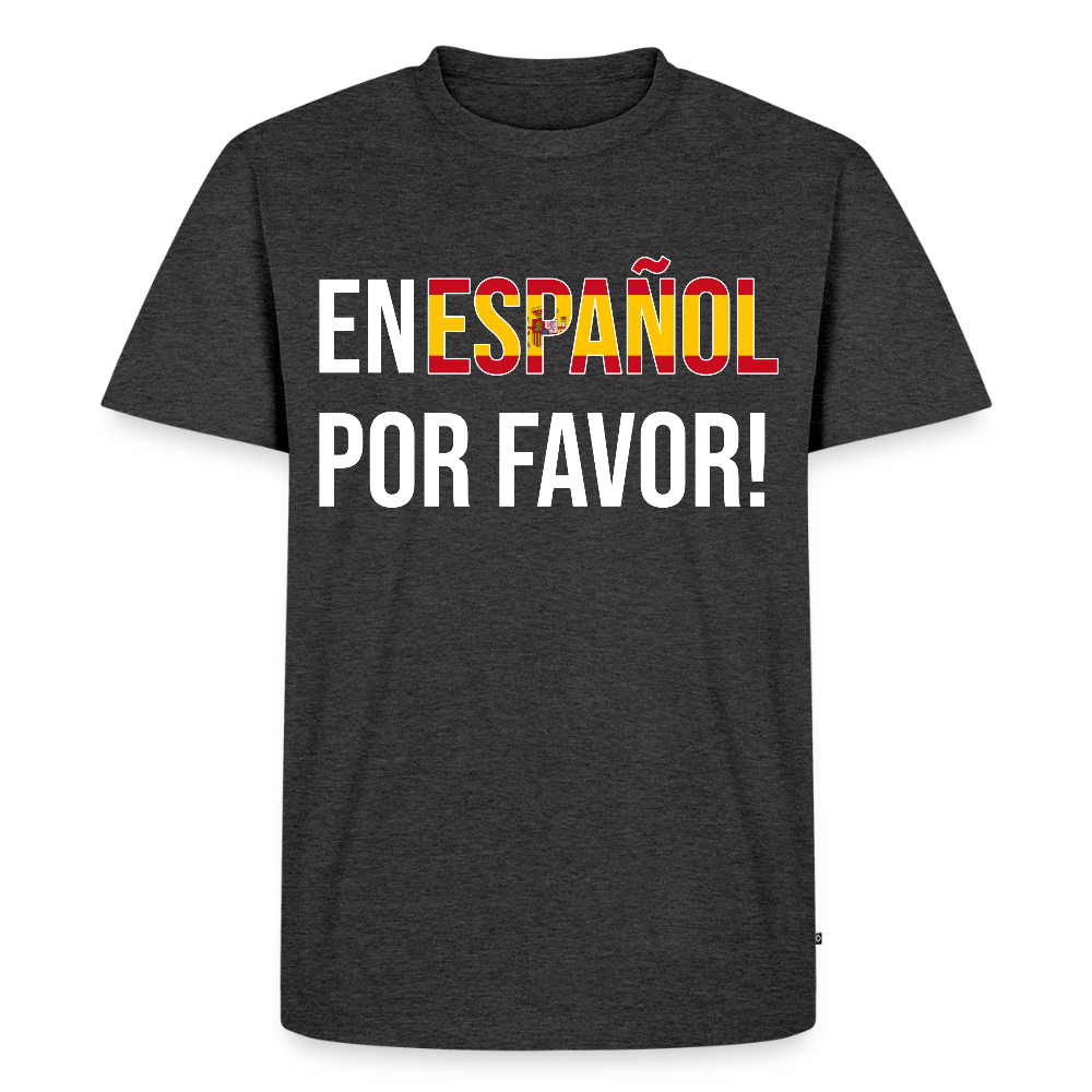 En Espanol por favor! - Männer Premium T-Shirt - Anthrazit meliert