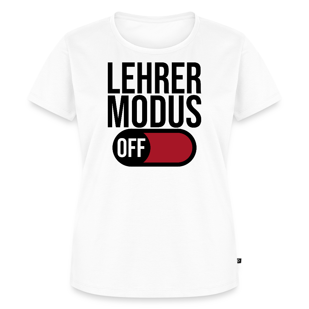 Lehrer Modus off - Frauen Premium T-Shirt - Weiß