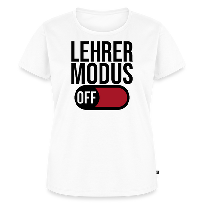 Lehrer Modus off - Frauen Premium T-Shirt - Weiß
