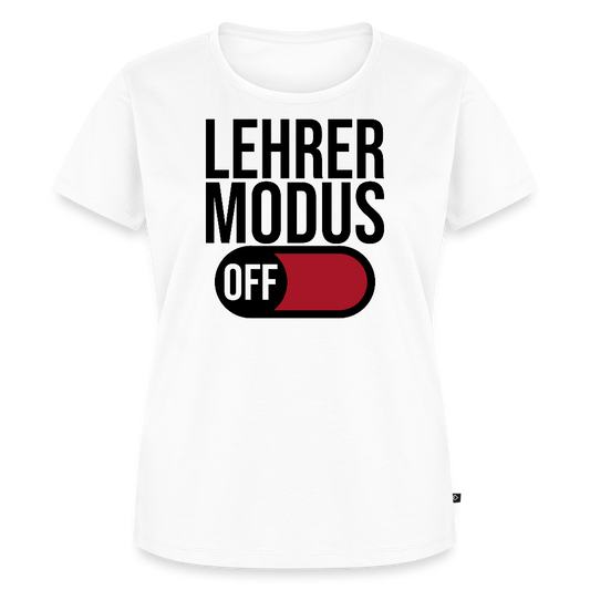 Lehrer Modus off - Frauen Premium T-Shirt - Weiß