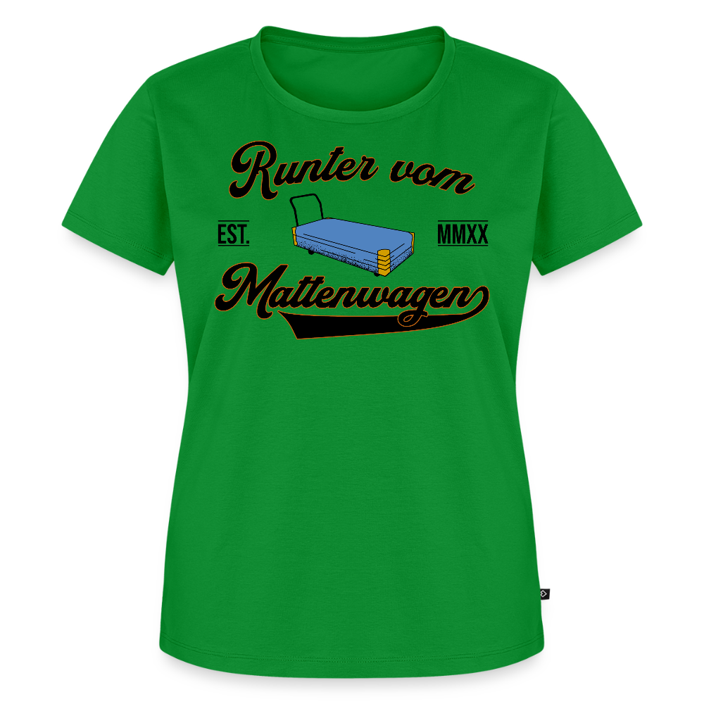 Mattenwagen - Frauen Premium T-Shirt - Grün