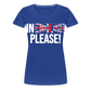 In english please - Frauen Premium T-Shirt - Königsblau